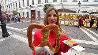 БУДАПЕШТ. НОВОГОДНЯЯ ЯРМАРКА И ЦЕНТР ГОРОДА. ЕВРОПА, ВЕНГРИЯ.