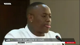 Rapper and TV presenter "Jub Jub" back in court