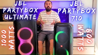 JBL Partybox Ultimate VS JBL Partybox 710 - Sound Comparison DEEP BASS - Full Volume