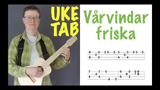 🇸🇪 Vårvindar friska "Murheesi suista" UKULELE TAB