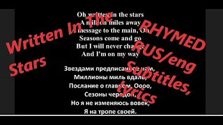 № 2. Tinie Tempah - Written In The Stars ft. Eric Turner(RHYMED RUS/eng Subtitles, lyrics)