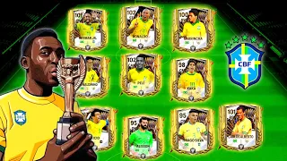 I Built Best Ever Brazil Squad - We've Pelé, R9, Kaka, Neymar - FC Mobile 24