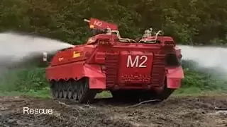 Forestfire Bushfire Wildfire Airmatic RED rescue extinguish defend Löschpanzer Marder