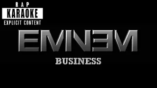 Eminem - Business [Rap Karaoke]