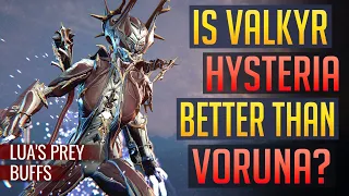 Warframe | VALKYR: The Better Melee Frame? Max DPS Infinite Hysteria | Lua’s Prey Buffs