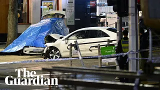 Bystanders help injured after car drives into pedestrians in Melbourne