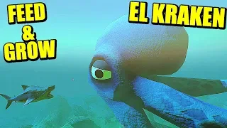 MANEJANDO AL KRAKEN - FEED AND GROW FISH | Gameplay Español