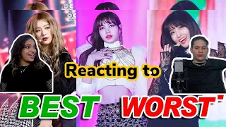 Waleska & Efra react to WORST to BEST Main Dancers in KPOP part 1| FEATURE FRIDAY ✌