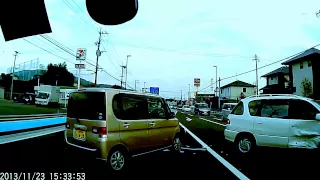 典型的なサンキュー事故