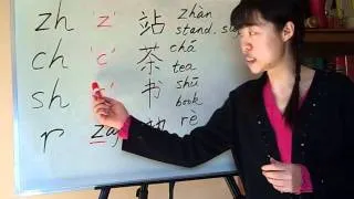 Pinyin Initials zh, ch, sh, r, y, w