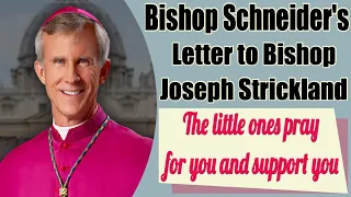 Bishop Athanasius Schneider's Letter to Bishop Joseph Strickland