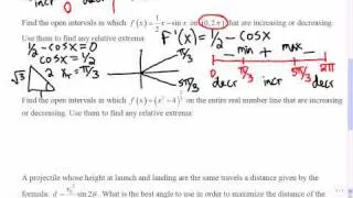 Mr Joyce Calculus AP - First Derivative Test