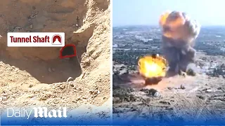 IDF destroy 6 mile Hamas tunnel underneath a hospital and university in Gaza