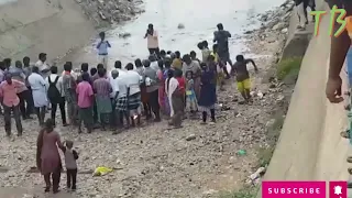River coming,, Our farmers  are welcome🙏🙏 the river with pooja