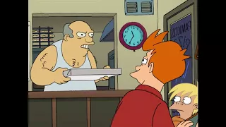 "Pizza going out... COME ON!!!" (Futurama)