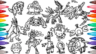 Coloring ALL Steel Pokemon From GEN 1 to Gen 9