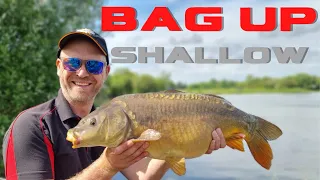 SHALLOW FISHING FULL SESSION - Catch more carp and F1s shallow