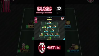 DLS 23| Napoli vs AC Milan in Dream League Soccer 23 #dls #dls23 #dreamleaguesoccer2023 #shorts