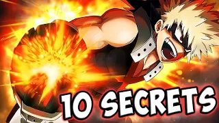 10 SECRETS QUE VOUS IGNOREZ SUR KATSUKI BAKUGO [ MY HERO ACADEMIA ]