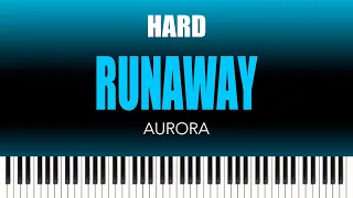 Aurora – Runaway | HARD Piano Cover