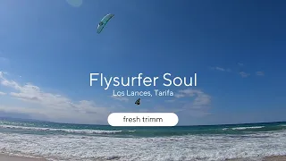 Flysurfer Soul 10m and 15m Kiteboarding, freshly trimmed in Tarifa.