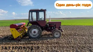 🔴 Сівба сої 2023. Т -25 та Юмз-6 в парі працюють на землі.🔴