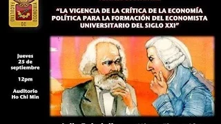 Marx en la facultàd de Economia UNAM