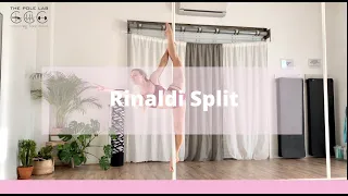 🇬🇧 Pole dance tutorial,  Rinaldi Split