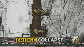 Demolition Underway At Fern Hollow Bridge Collapse