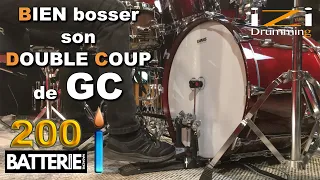 BOSSER LE DOUBLE COUP de GC ◊ iZi Drumming ◊ Batterie Magazine 200 ◊ Cours de Batterie Intermédiaire