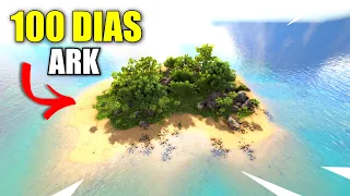 ¡PASE 100 DIAS en una ISLA DESIERTA en ARK HARDCORE! La Película