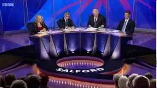 Question Time in Salford - Dimbleby Explains Why There's Only 3 Guests!   21/11/2013