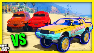 Can the DONK Escape INSURGENTS in this GTA 5 Manhunt?!