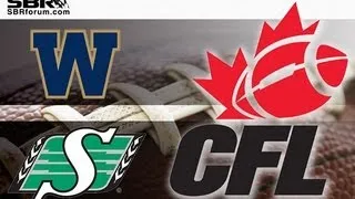 Winnipeg Blue Bombers vs Saskatchewan Roughriders Preview CFL Week 10 Picks with Peter Loshak