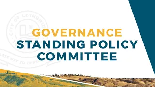 April 25, 2024 -  Governance Standing Policy Committee