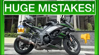 5 Terrible Mistakes Many Rides Make - Kawasaki Ninja 1000SX