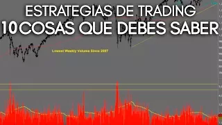 Estrategias de trading intradia - 10 cosas que debes saber