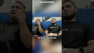 Coach Javier Mendez gets emotional about the love and respect he receives from Khabib's team