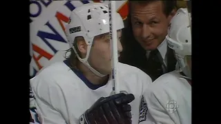 NHL. Play off game. Western  Semifinal. May 14, 1994. Toronto Maple Leafs-San Jose Sharks. Game 7.