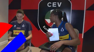 #EuroVolleyW | Miriam Sylla VS Raphaela Folie - Player VS Player