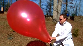 Giant 3ft Balloon Pop (in Slow Motion) - Slow Mo Lab