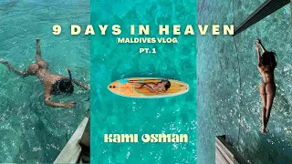 vlog 001: 9 days in heaven (maldives) | pt. 1/2