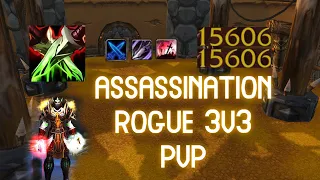 classic wotlk- rogue 3v3 assassination eats armor easily