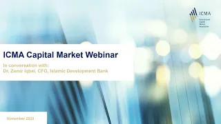 ICMA Capital Market Webinar,  November 2020