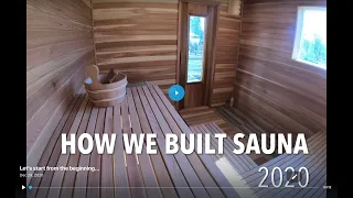 How to build Sauna.