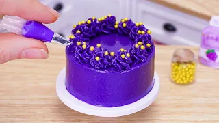 1000+ Satisfying Miniature Cake Decorating Ideas - Easy Rainbow Chocolate Cake Recipe | Mini Bakery