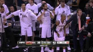 Manu Ginobili's Monster Drive and Poster Dunk