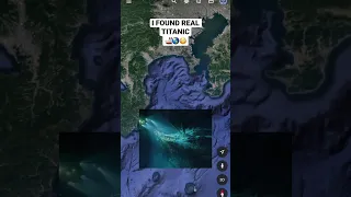 I Found Titanic On Google Maps! 🌎🚢 #shorts #googleearth #googlemaps