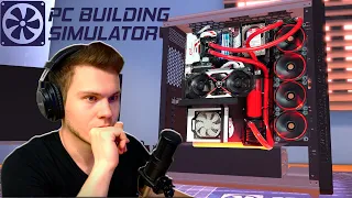 Сборщик ПК играет в PC Building Simulator