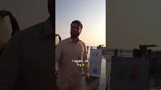 Tourist shooting at Pakistan beach! 🇵🇰